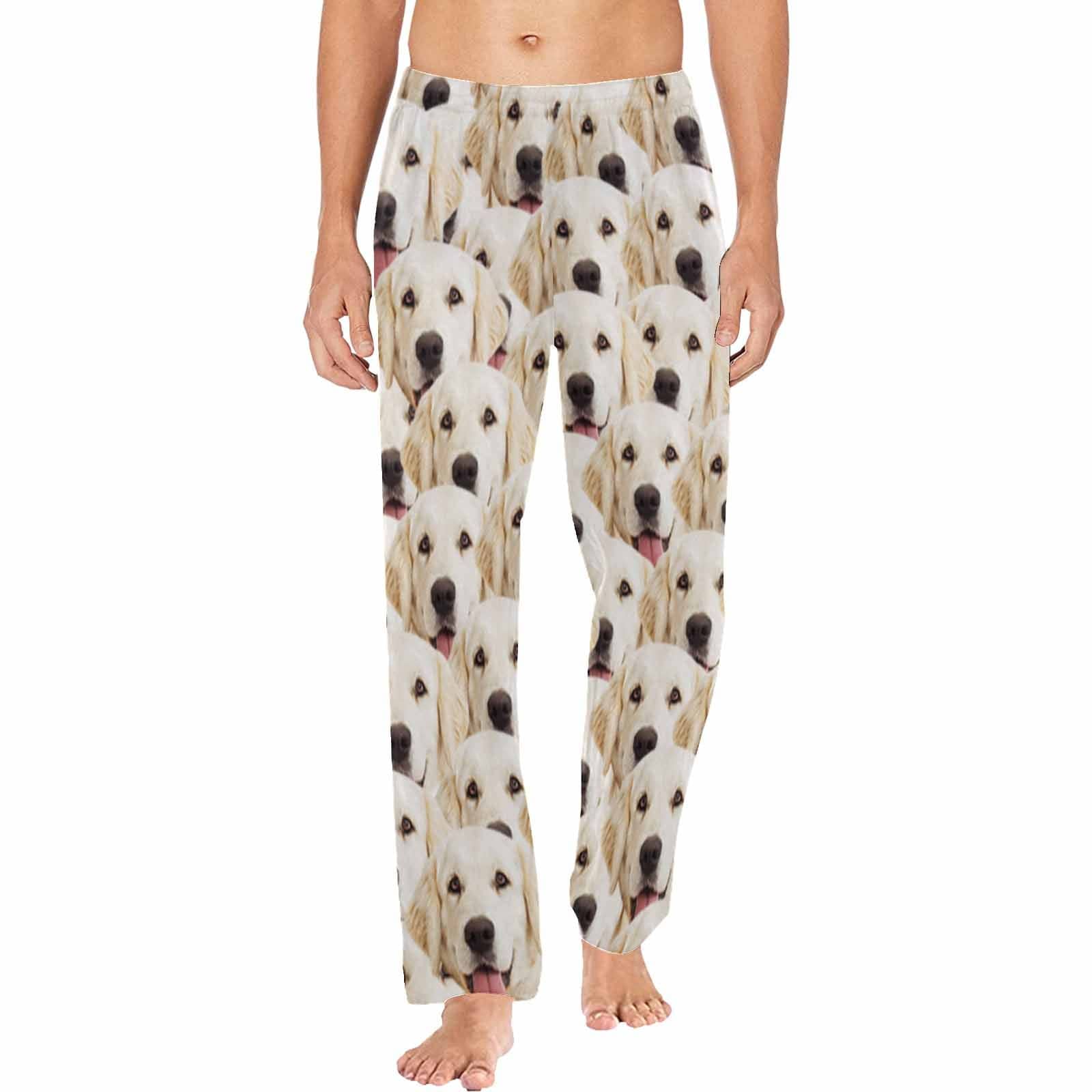 Personalized Long Pajama Pants for Men&Women Custom Seamless Pet Face –  Photo Hoodie